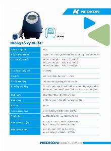 Máy sưởi ấm bệnh nhân.  Model: PW-I Hãng sản xuất: Beijing Medkon Medical Devices Co.,LTD  Nước sản xuất: Trung Quốc
